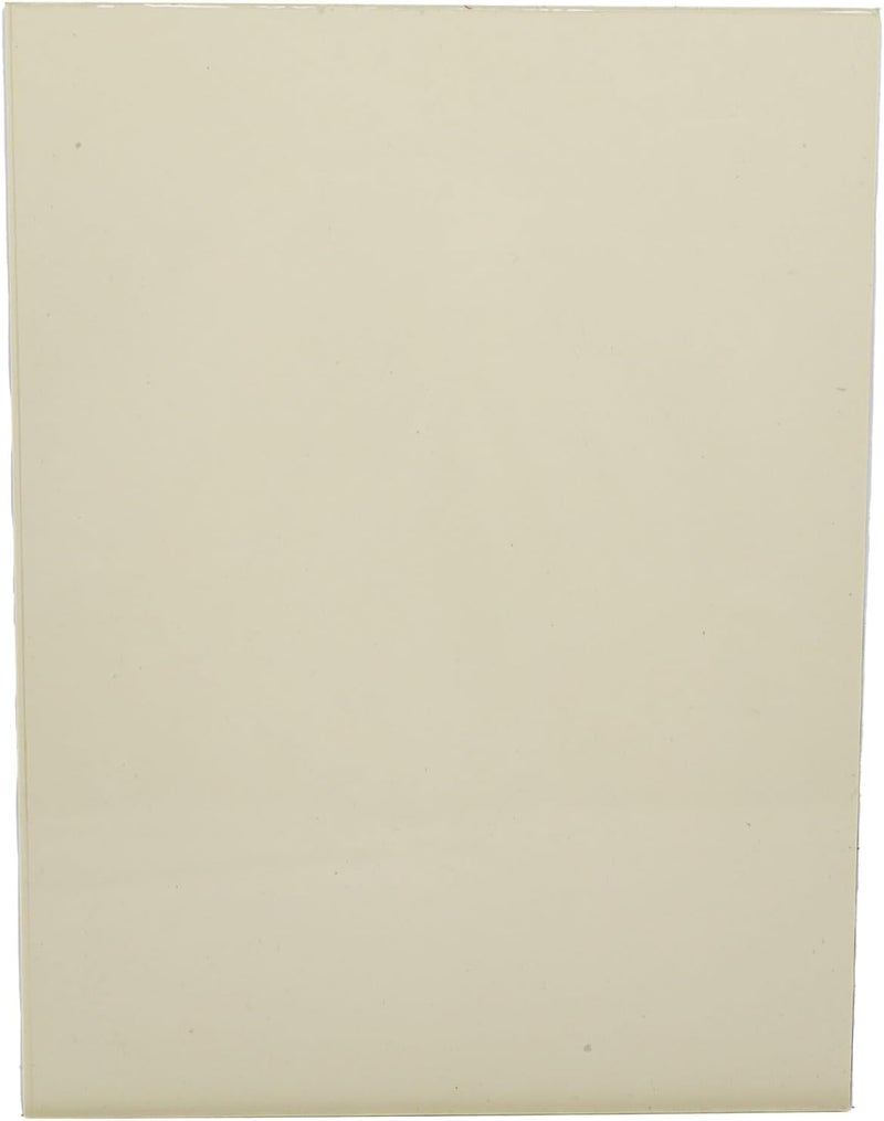 gonymask 3-Ply Guitar Pickguard 24x31DIY Material Blank Pick Guard Scratch Plate Sheet for Strat Tele Electric Guitar Jazz Precision Bass (Cream) - Image 1